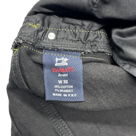 Damati Logo Stripe Slim Fit Jeans (36) - Picture 9 of 9